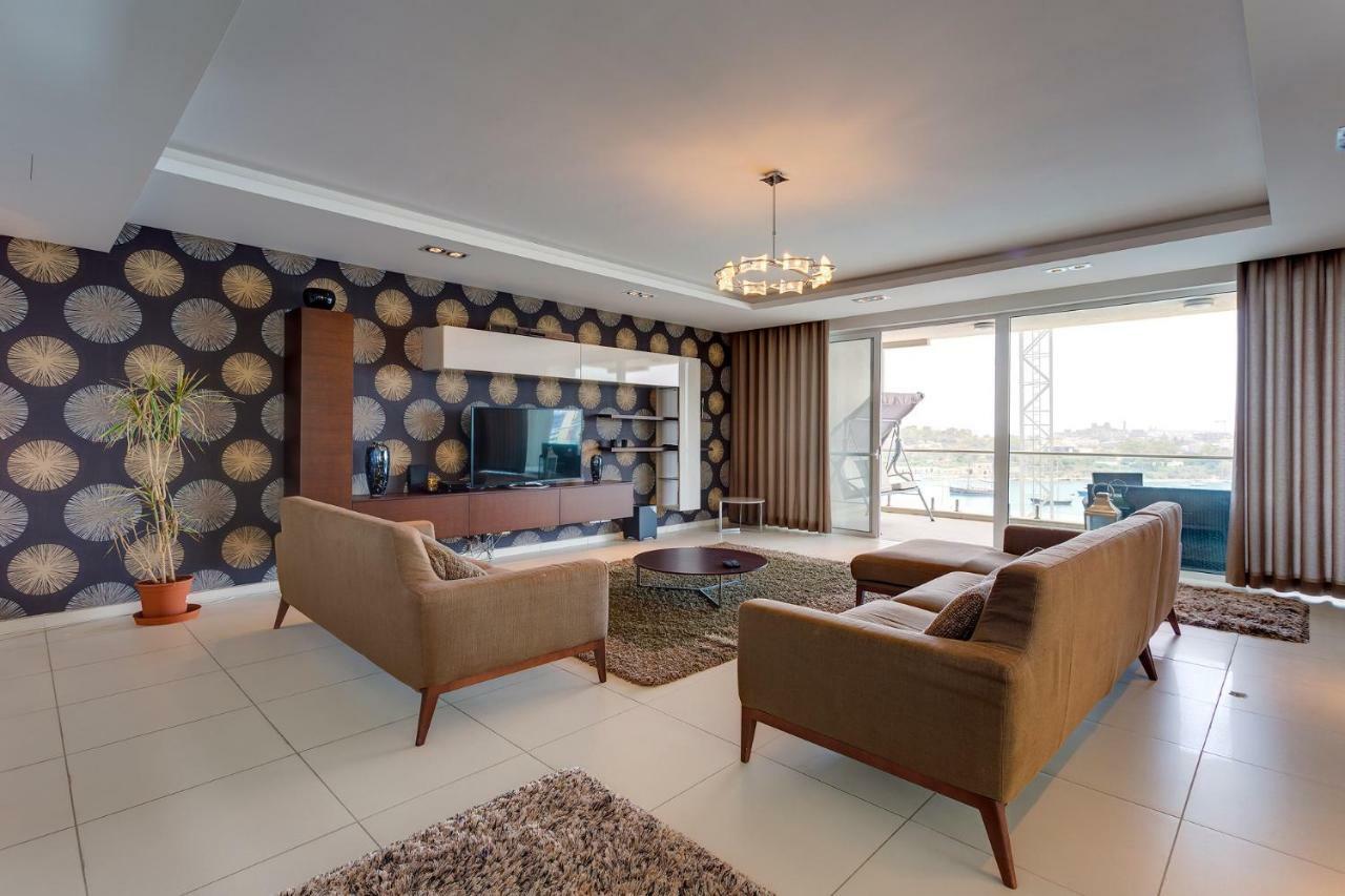 Contemporary, Luxury Apartment With Valletta And Harbour Views Sliema Dış mekan fotoğraf