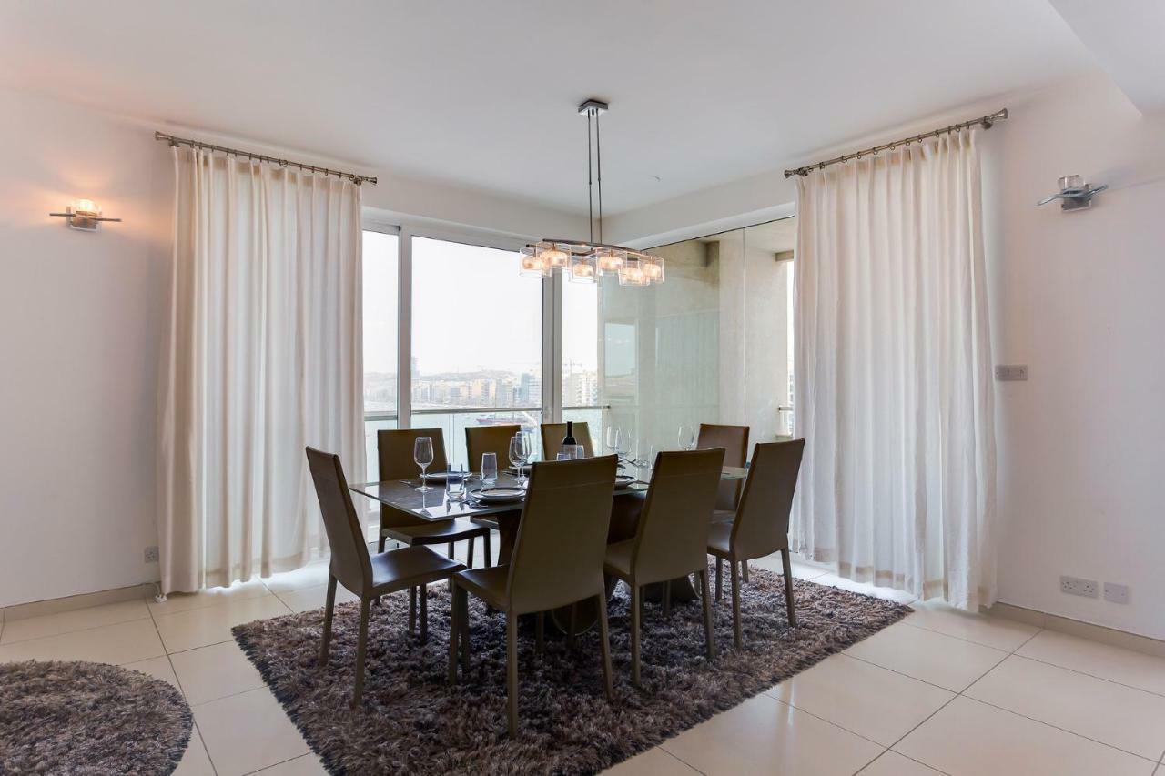 Contemporary, Luxury Apartment With Valletta And Harbour Views Sliema Dış mekan fotoğraf